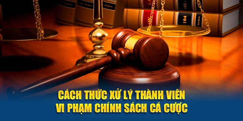 Cách thức xử lý thành viên vi phạm chính sách cá cược